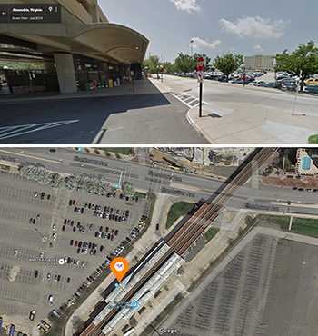 Alexandria stop location